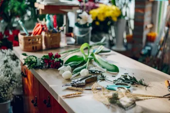 photo le carrousel à fleurs distributeur automatique fleuriste